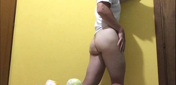  Crazy tennis ball anal insertions